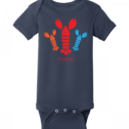 Happy Lobsters Maine T-shirt & Onesie