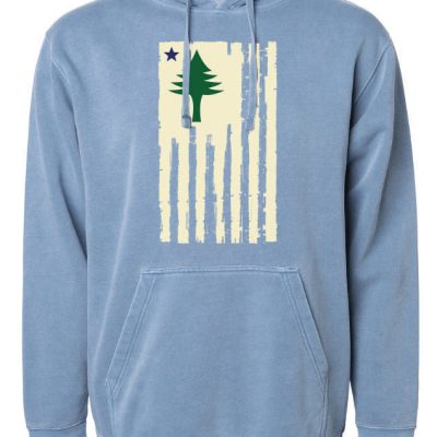 Vertical Flag Pigment Dye Sweatshirt