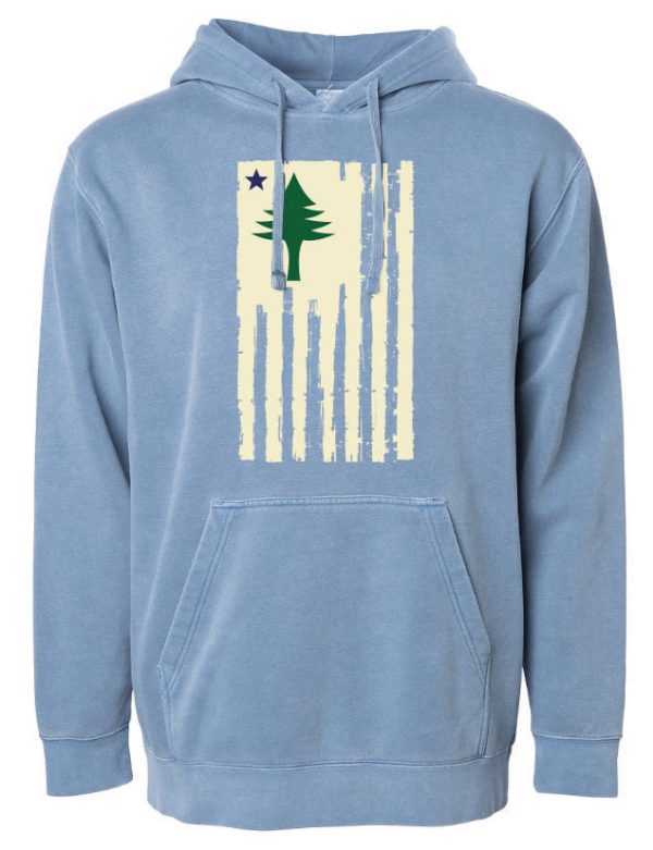 Vertical Flag Pigment Dye Sweatshirt
